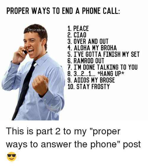 funny ways to answer the phone